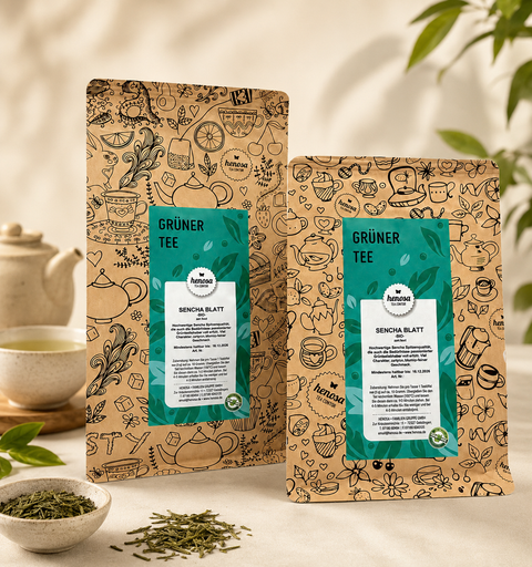 Grüntee Sencha Blatt