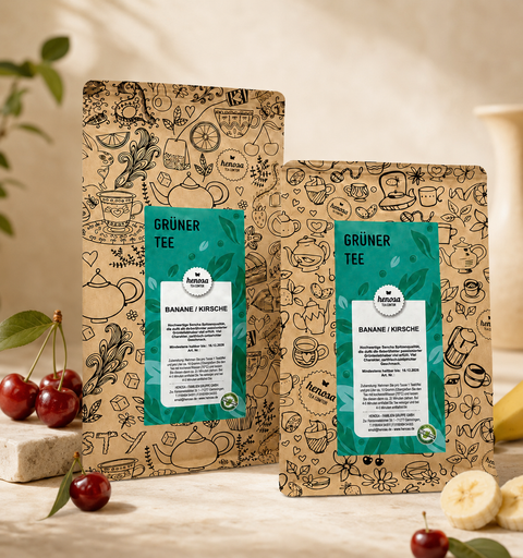 Grüntee Banane/Kirsch