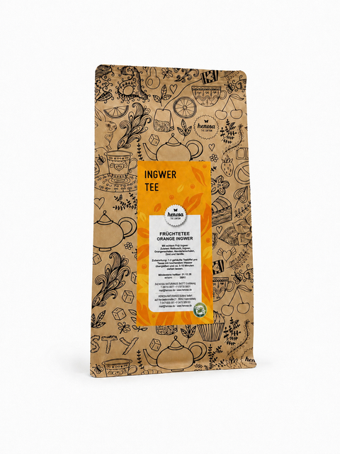 Ingwertee  Früchte / Orange