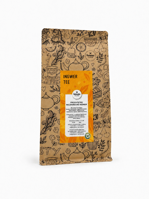 Ingwertee Früchte Wildkirsche