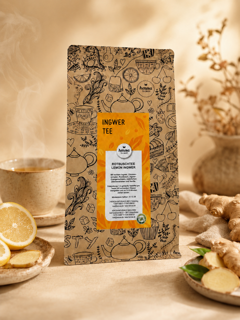 Ingwertee Rotbusch Lemon