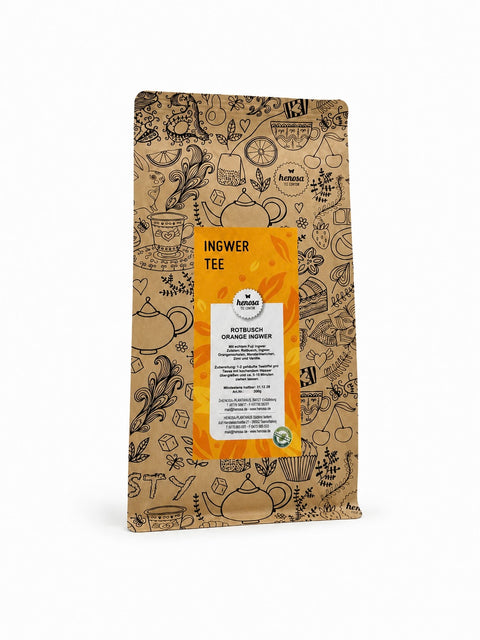 Ingwertee Rotbusch Orange