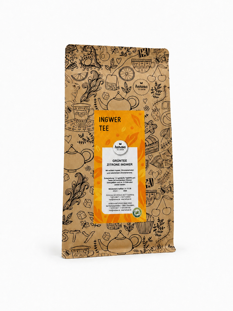 Ingwertee Grüntee Zitrone
