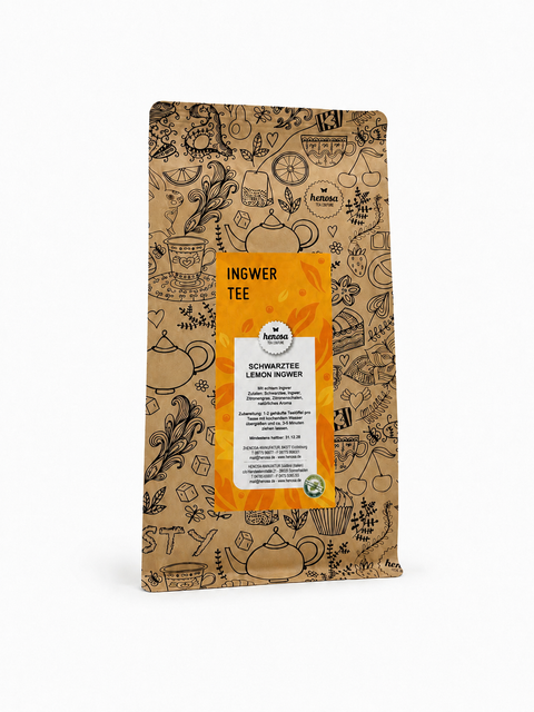 Ingwertee Schwarztee Lemon