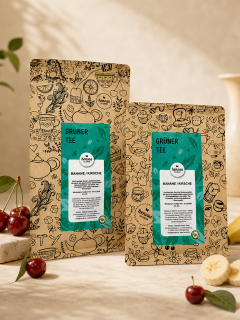 Grüntee Banane/Kirsch