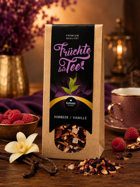 Bio Früchtetee Himbeere / Vanille