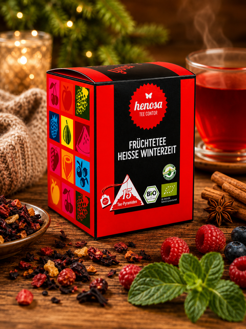 Früchtetee Heiße Winterzeit Box Bio
