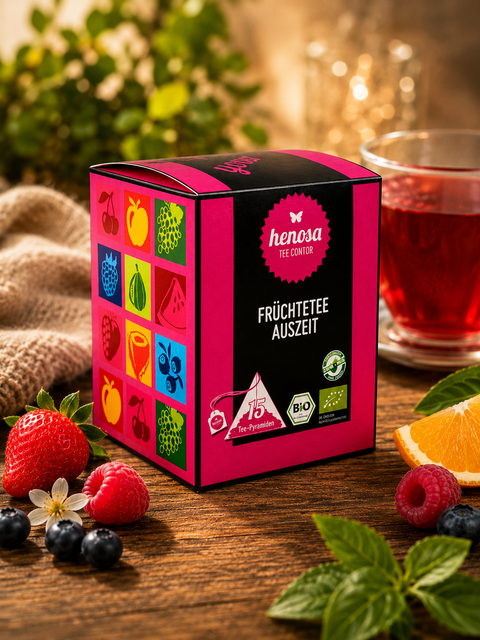 Früchtetee Auszeit Box Bio