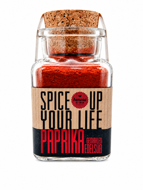 Bio Paprika im Korkenglas