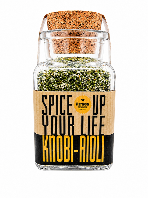 Bio Knobi-Aioli im Korkenglas