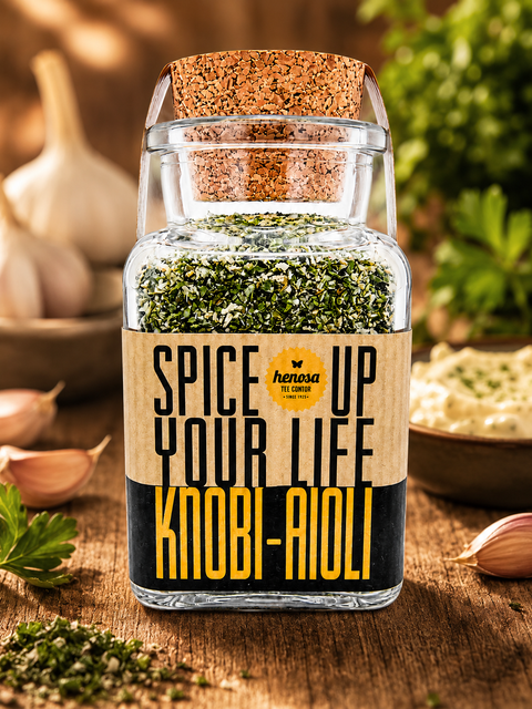 Bio Knobi-Aioli im Korkenglas