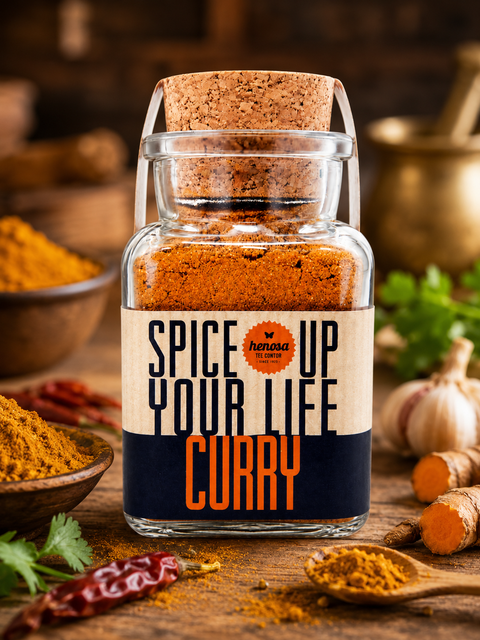 Bio Curry im Korkenglas