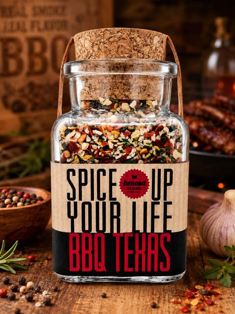 Bio BBQ Texas Rub im Korkenglas
