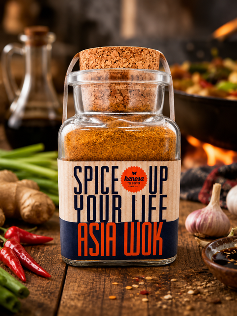 Bio Asia Wok im Korkenglas