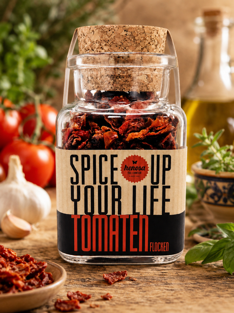 Bio Tomaten Flocken im Korkenglas