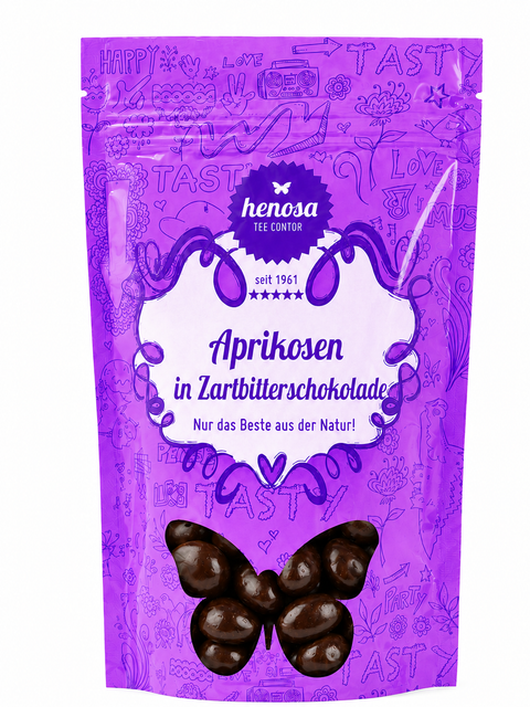 Aprikosen in Zartbitterschokolade