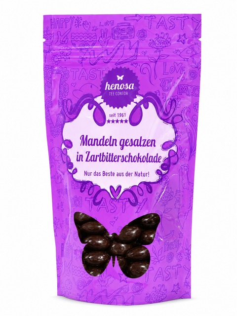 Mandeln gesalzen in Zartbitterschokolade