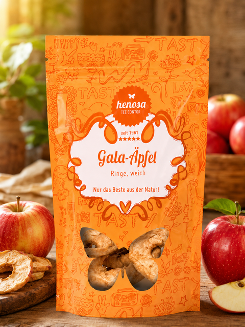 Äpfel in Ringen