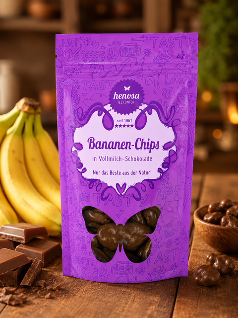 Bananen in Vollmilchschokolade