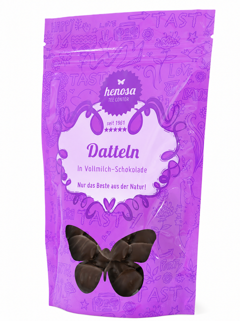 Datteln in Vollmilchschokolade