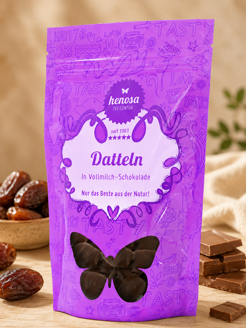 Datteln in Vollmilchschokolade