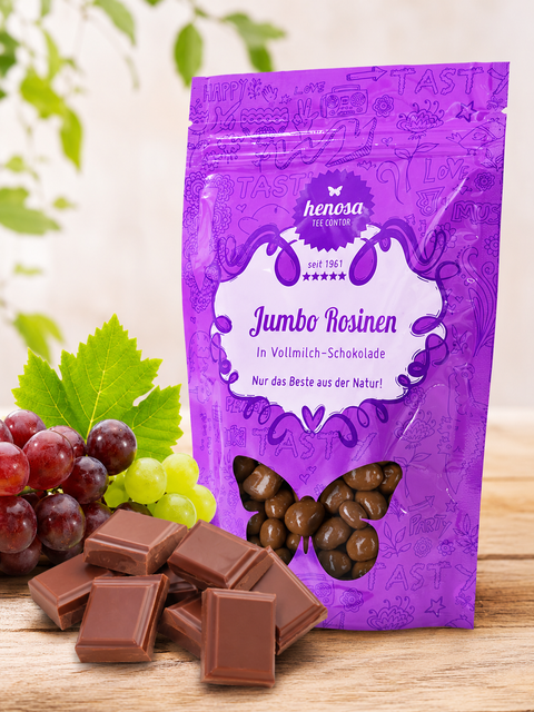 Jumbo Rosinen in Vollmilchschokolade