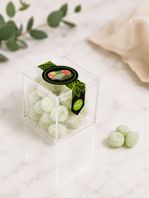 Grüntee Apfel Eistee Bonbons