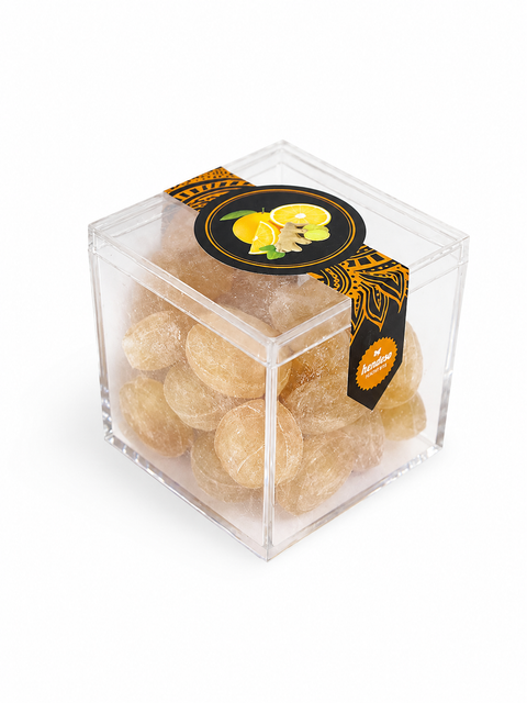 Ingwer-Orange Eistee Bonbons Zuckerfrei
