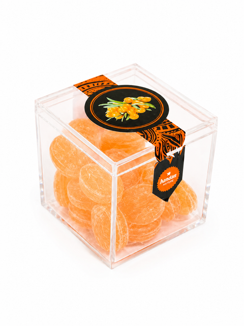 Sanddorn Eistee Bonbons Zuckerfrei