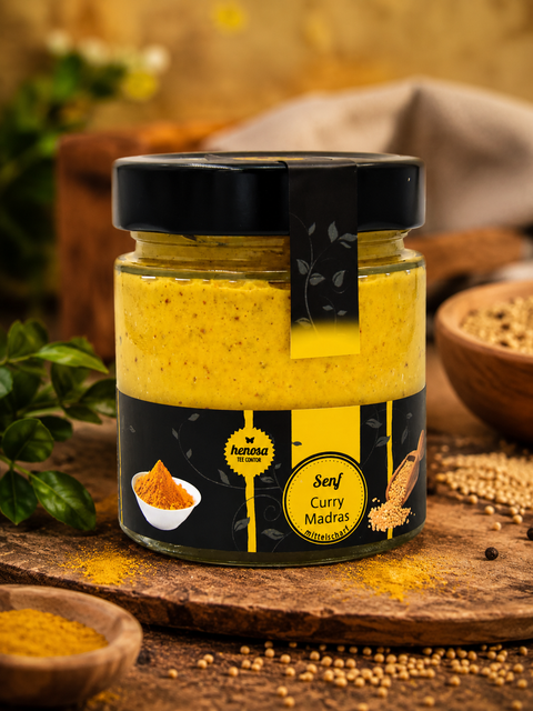 Senf Curry Madras - mittelscharf
