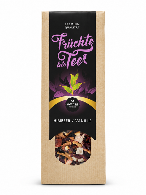 Bio Früchtetee Himbeere / Vanille
