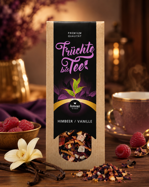 Bio Früchtetee Himbeere / Vanille