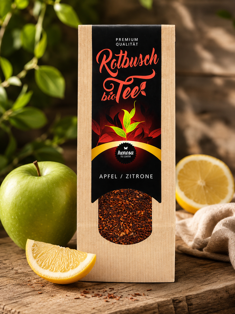 Bio Rotbuschtee Apfel /Zitrone