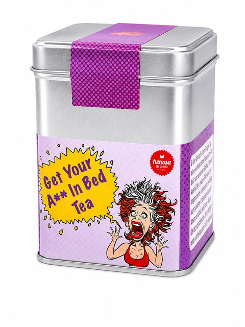 Get your A** in Bed Tea Geschenkdose