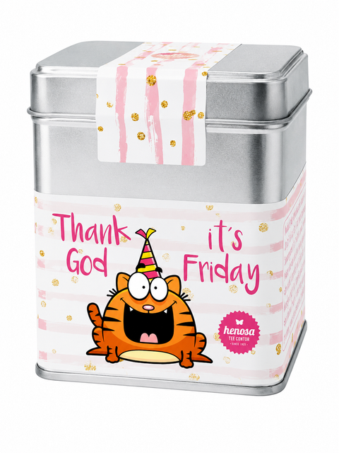 Thank God it´s Friday Geschenkdose Früchte-Nüssemischung