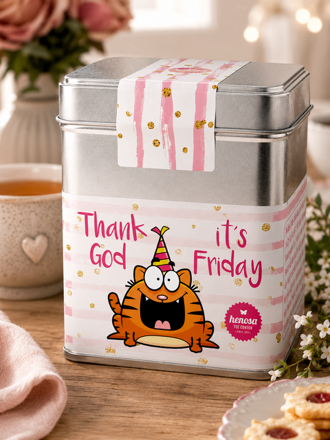 Thank God it´s Friday Geschenkdose Früchte-Nüssemischung