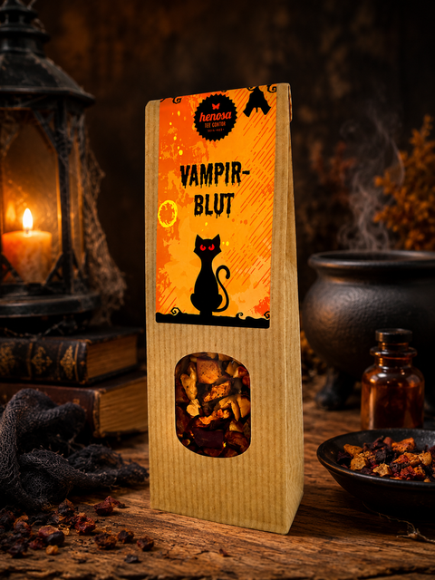 Halloween Vampirblut Früchtetee im Päckchen