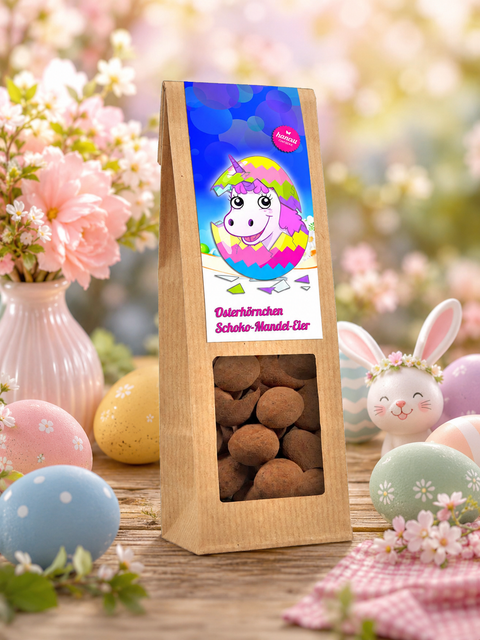 Osterhörnchen Schoko-Mandel-Eier