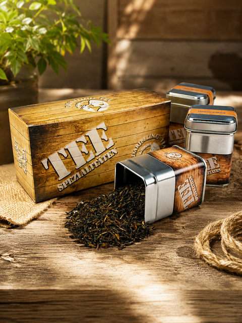 Geschenkbox 'Überseekiste' Teespezialitäten
