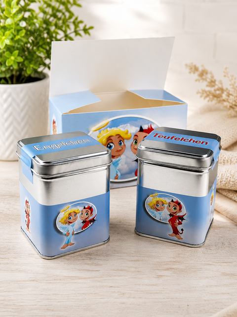 Geschenkbox 'Engelchen & Teufelchen' Früchtetee