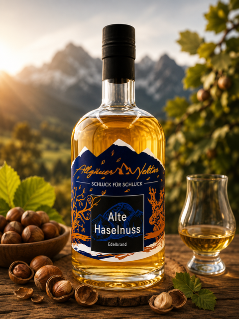 Alte Haselnuss Edelbrand