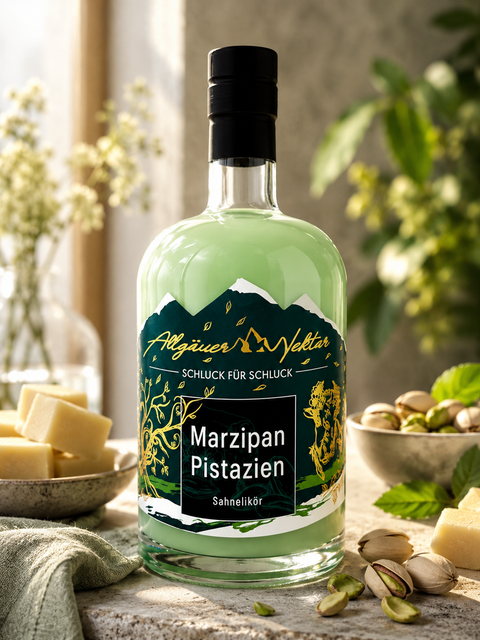 Marzipan Pistazien Sahnelikör