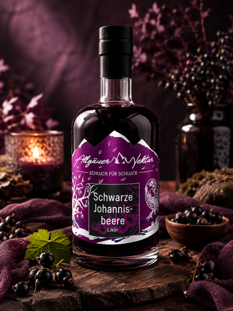 Schwarze Johannisbeere Likör