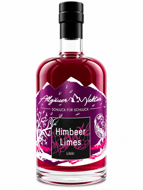 Himbeer Limes Likör