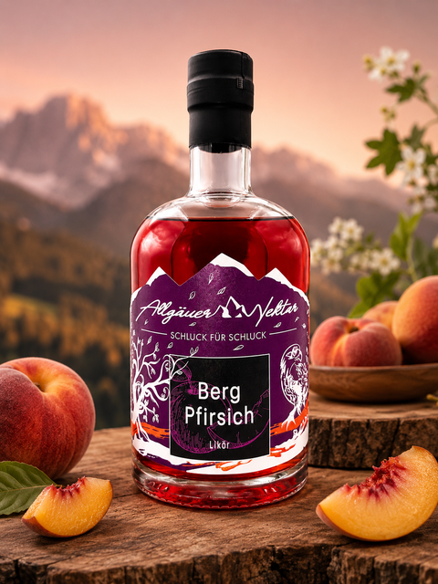 Berg Pfirsich Likör