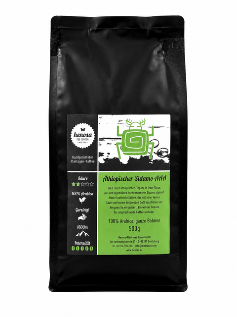 Kaffeebohnen Äthiopischer Sidamo AAA