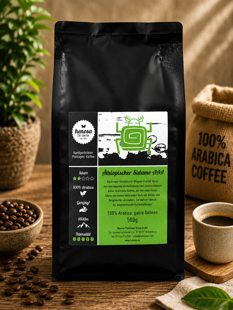 Kaffeebohnen Äthiopischer Sidamo AAA
