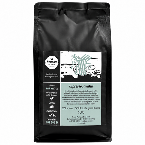 Kaffeebohnen Espresso, Dunkel