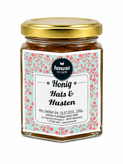 Honig Hals und Husten