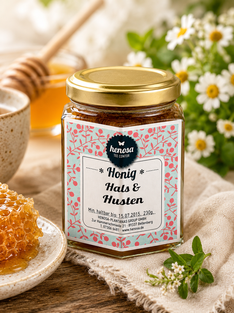 Honig Hals und Husten